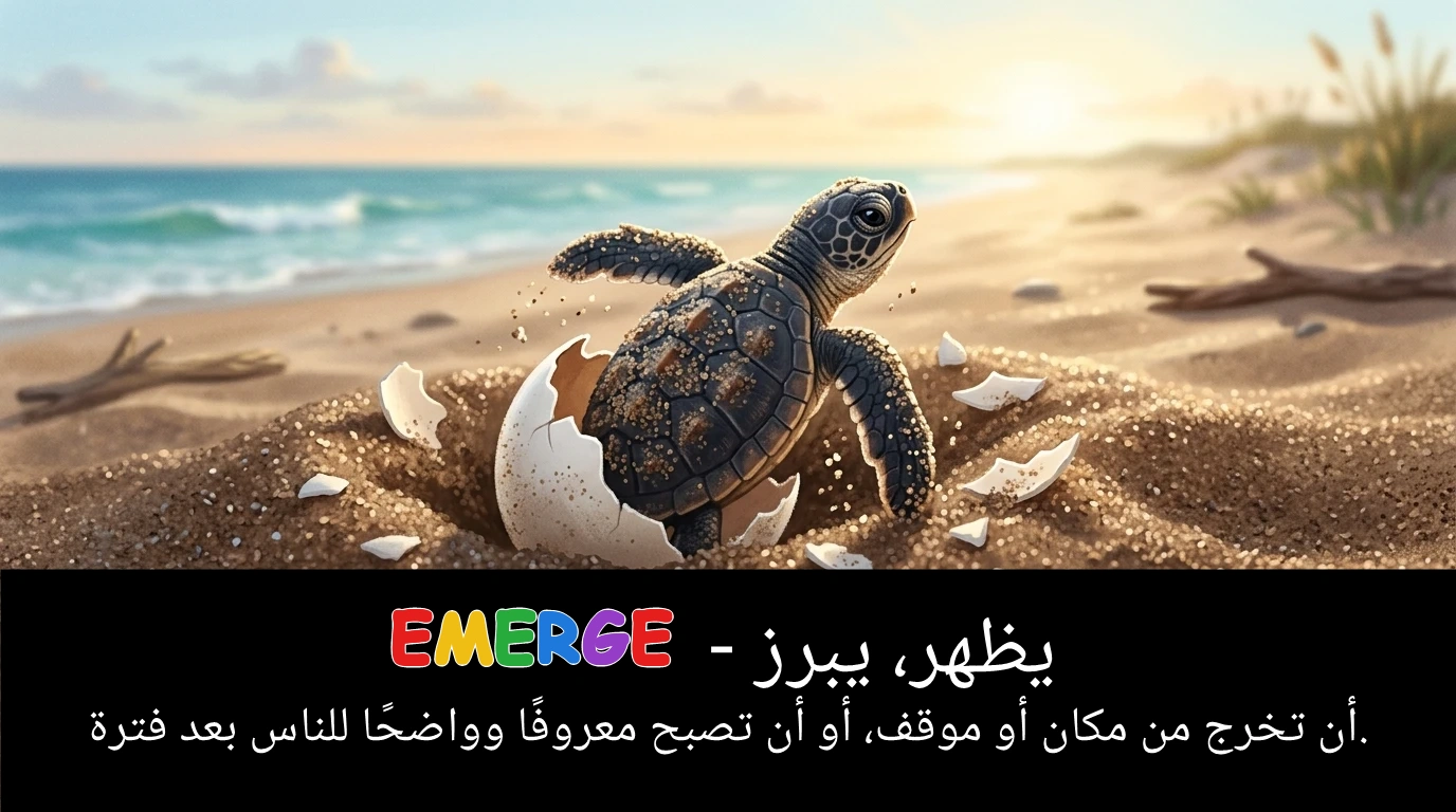 Arabic Illustration for emerge